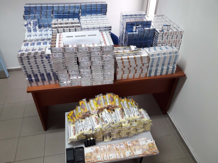 Περισσότερα από 4.500 πακέτα λαθραία τσιγάρα εντοπίστηκαν στη Θεσσαλονίκη