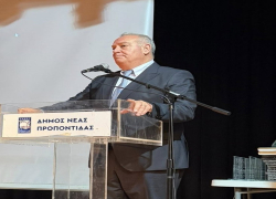 Ο Ι. Γιώργος χαιρετίζει την έναρξη λειτουργίας του Μουσικού Γυμνασίου Νέας Προποντίδας Χαλκιδικής