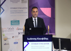 Στις ευκαιρίες των Βρυξελλών εστίασε ο Γ. Κουφίδης στη ΓΣ της ΚΕΕΕ