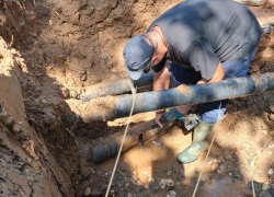 Αποκαταστάθηκε η βλάβη στον αγωγό ύδρευσης της Ολύνθου