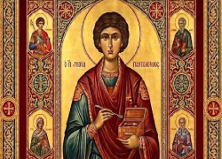 Στη Γαλάτιστα το Ιερό Λείψανο του Αγίου Παντελεήμονος του Ιαματικού