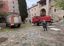 Άσκηση ετοιμότητας της Πυροσβεστικής στις Καρυές