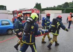 Χαλκιδική: Διάσωση τραυματία μετά από φωτιά σε ξενοδοχείο, στο πλαίσιο άσκησης της Πυροσβεστικής