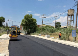 Διαγραμμίσεις στον παραλιακό δρόμο της Γερακινής την Παρασκευή