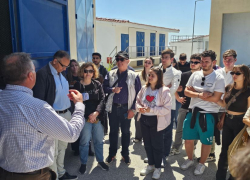 Φοιτητές του τμήματος Πολιτικών Μηχανικών του ΑΠΘ στους βιολογικούς Τρίγλιας και Πλαγίων