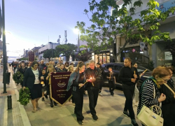 Σε κλίμα συγκίνησης η πορεία μνήμης στα Ν. Μουδανιά για τη Γενοκτονία του Ποντιακού Ελληνισμού (φωτο)