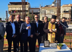 Θεμελιώθηκε το νέο Γενικό Λύκειο Νέων Μουδανιών (φωτο)