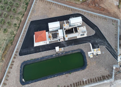 Ξεκίνησε η λειτουργία της Εγκατάστασης Επεξεργασίας Λυμάτων Αγίου Μάμαντος