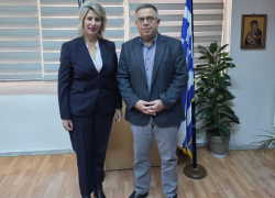 Με τον Γ.Γ. Αποκεντρωμένης Διοίκησης Μακεδονίας & Θράκης συναντήθηκε η Αντιπεριφερειάρχης Χαλκιδικής