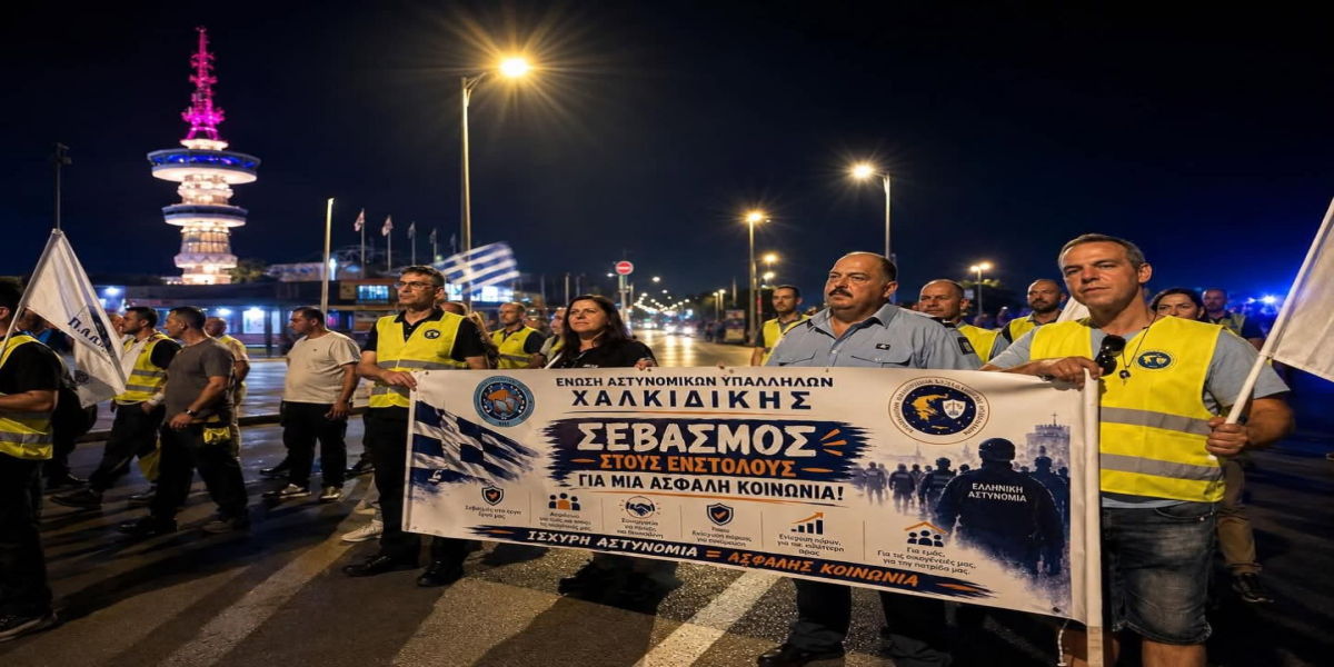 H Χαλκιδική στην ένστολη διαμαρτυρία ενόψει ΔΕΘ