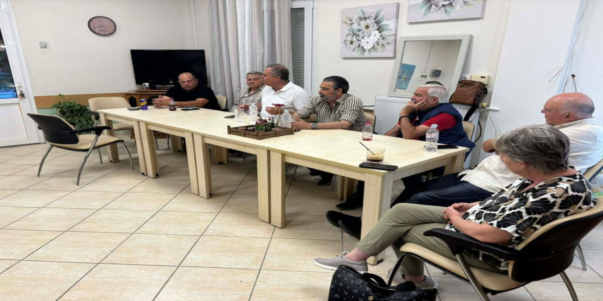 Συνάντηση Μ. Καρρά με κατοίκους της Ν. Ποτίδαιας για τις ιδιοκτησίες στην Α΄ Αρχαιολογική Ζώνη