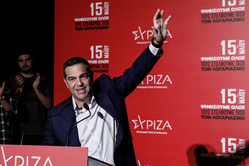 TSIPRAS RESULTS ELECTIONS SYRIZZA 15MAY22