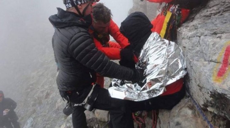 Επιχείρηση διάσωσης δύο ορειβατών στον Όλυμπο