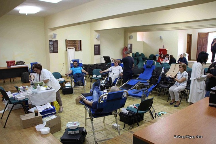 Εθελοντική αιμοδόσια στην Αρναία Χαλκιδικής (ΦΩΤΟ)
