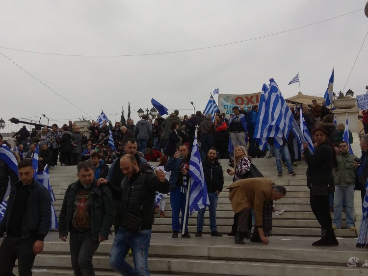 Η Χαλκιδική στο συλλαλητήριο της Αθήνας για τη Μακεδονία (ΦΩΤΟ)