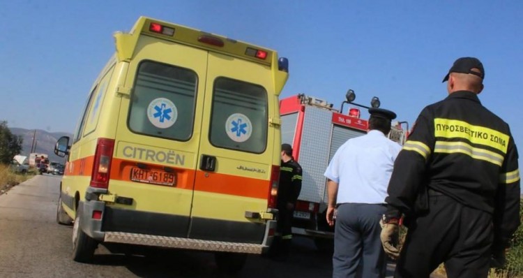 Τροχαίο με δύο τραυματίες έξω από τη Θεσσαλονίκη