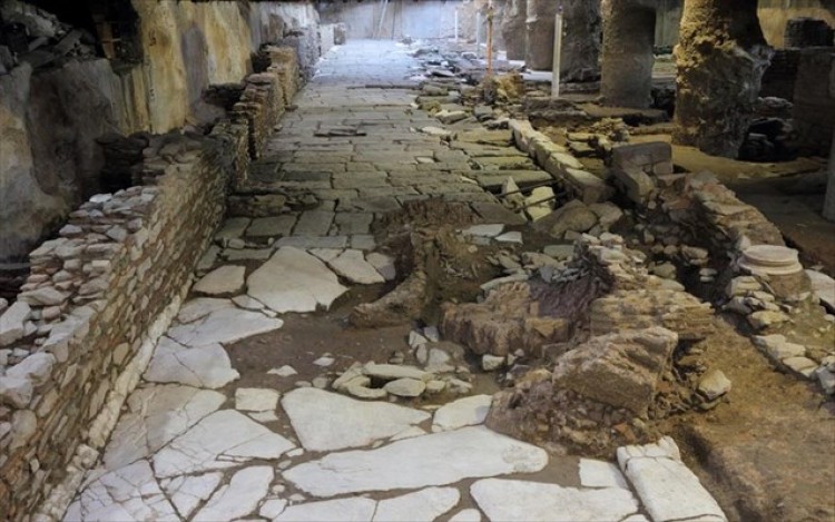 Αρχαία τείχη έφεραν στο φως οι ανασκαφές στο Μετρό Θεσσαλονίκης